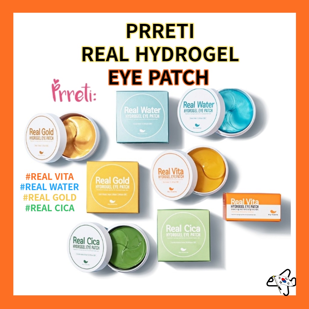Prreti Real Vita Hydrogel Eye Patch/Real Water Hydrogel Eye Patch/Real
