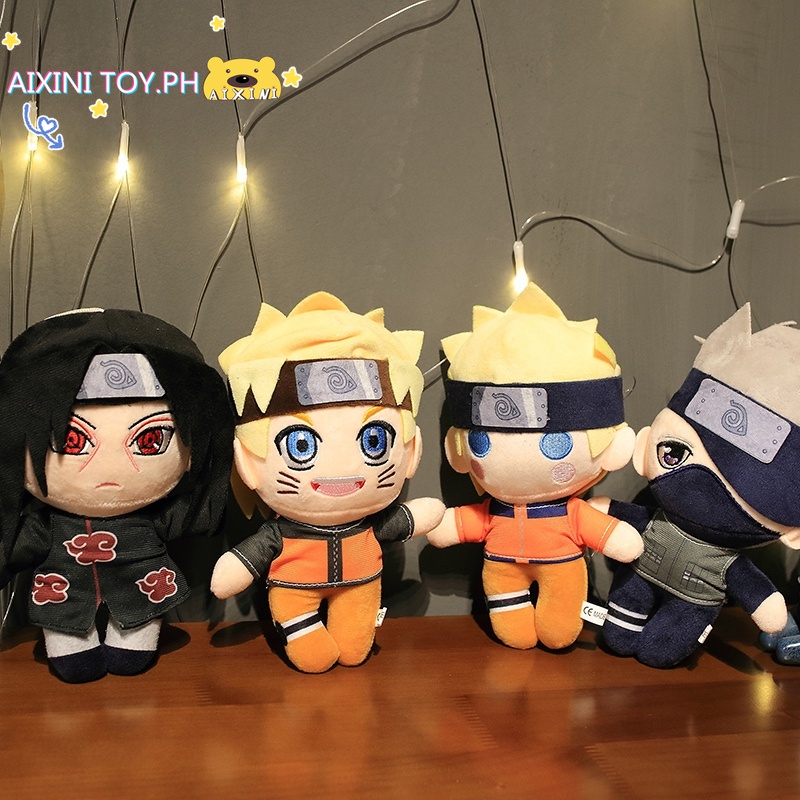 AIXINI 20CM Naruto Plush Toy Anime Naruto Q Version Uzumaki Naruto