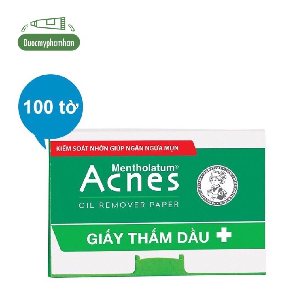 Acnes Oil Remover Paper (100 sheets) Shopee Philippines
