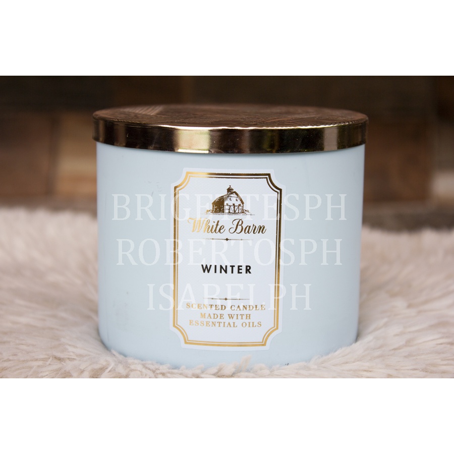 White Barn Winter 3Wick Candle Shopee Philippines