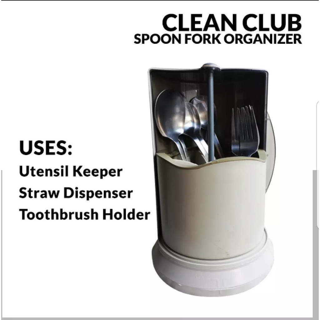Clean Club Spoon and Fork Organizer / Cutlery Holder 203 Shopee