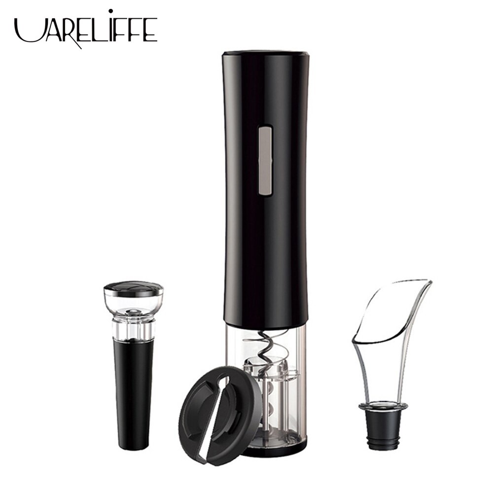 Uareliffe 4 In 1 Electric Wine Opener Gift Set Vacuum Wine Bottle