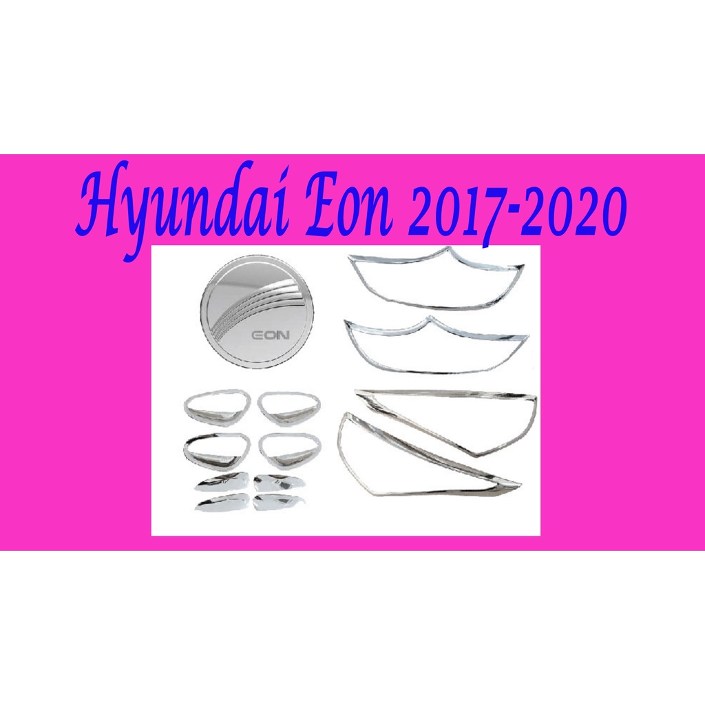 Hyundai Eon 20172021 Chrome Combo Set Headlight Taillight Door Handle