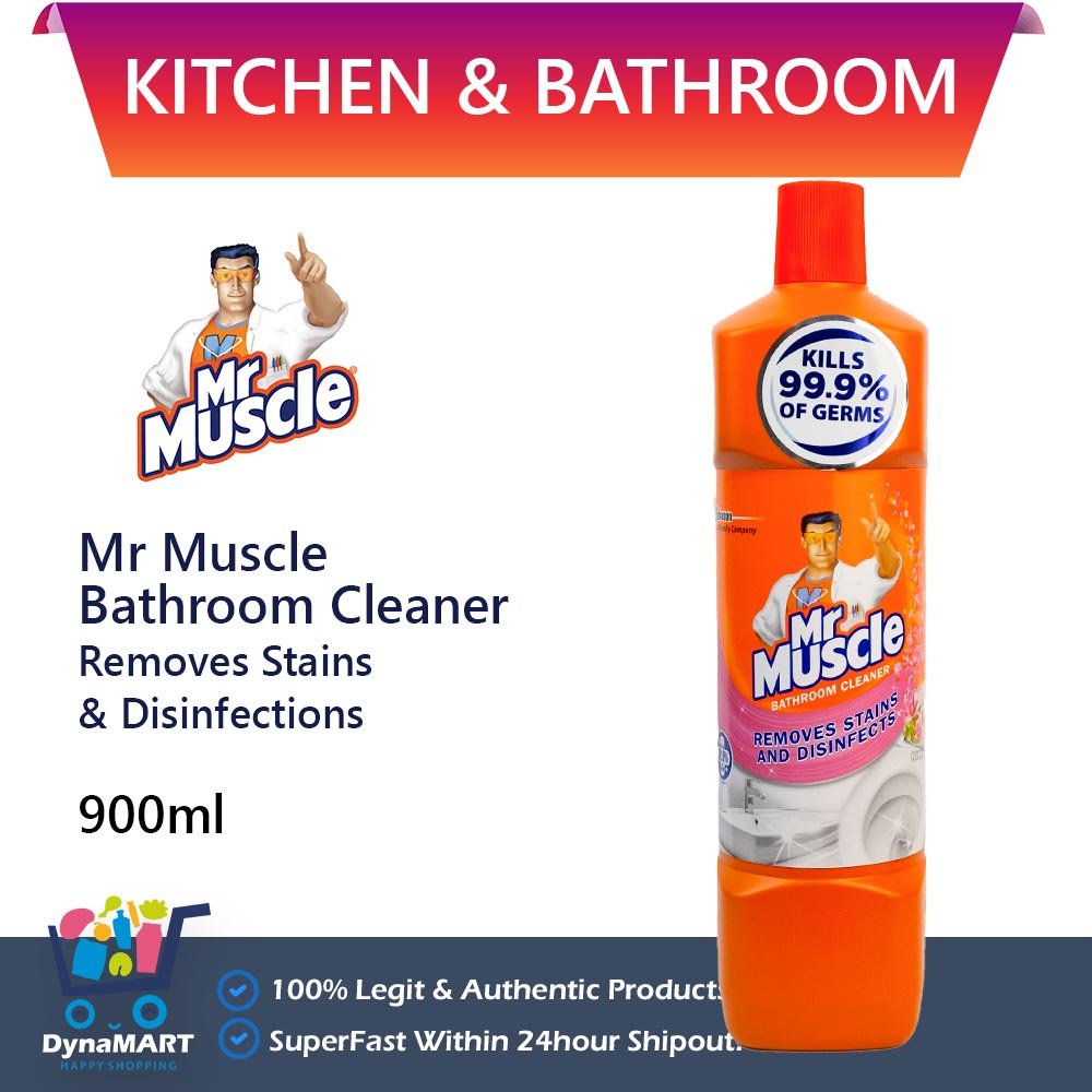 Mr. Muscle Bathroom Cleaner Mr Muscle Cleaner 900ml Removes Bathroom