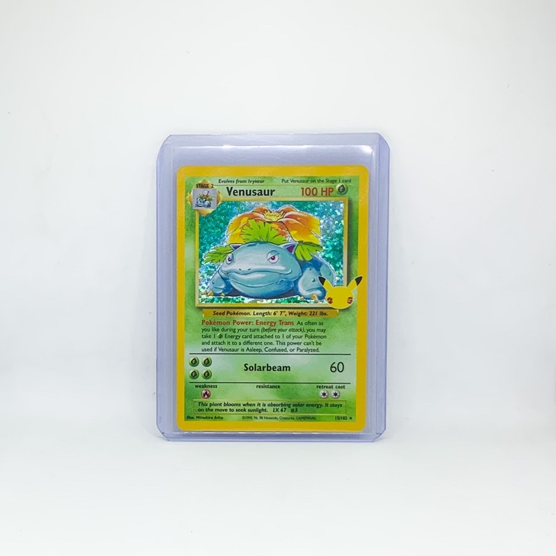 Pokémon TCG Venusaur Celebrations Classic Collection 15/102 Holo Rare