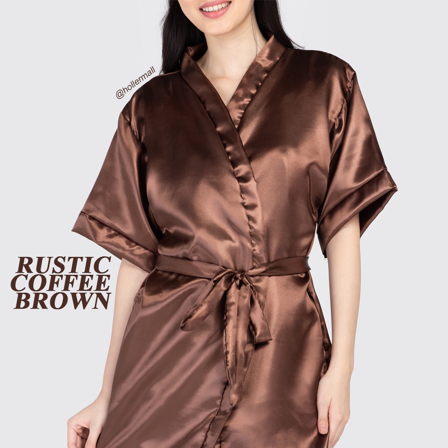 Bridal Silk Robe Bridesmaid Silk Robe Entourage Sleepwear Silk Robe