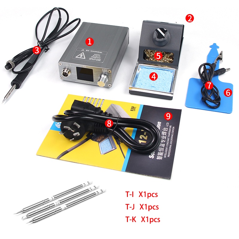 OSS T12 X Soldering Station Electronic Soldering Iron with T12 Tips for BGA SMD PCB Repair Cell