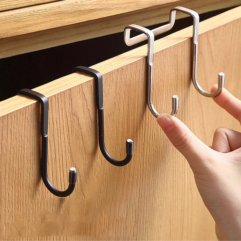 304 Stainless Steel Hook Free Punching Double SShape Hook Kitchen