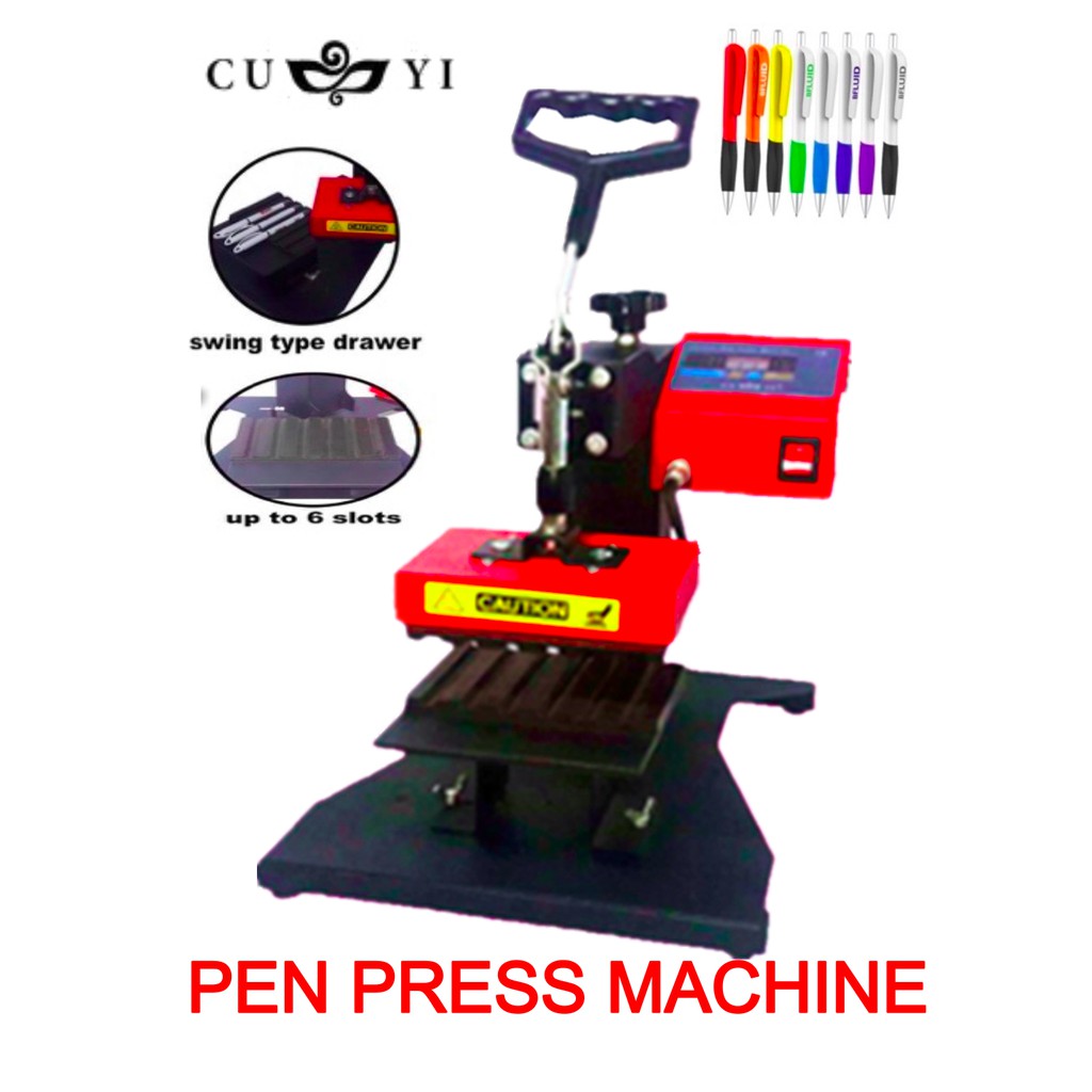 CUYI PEN PRESS MACHINE (6*6 Inches * 15*15cm) Heavy Duty. Shopee