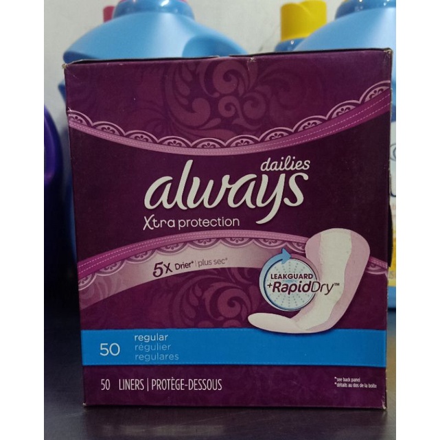 Always Panty Liners (50pcs) Shopee Philippines