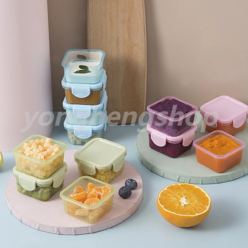 60ml Portable Baby Food Storage Freezer Containers Jam Box Home Mini