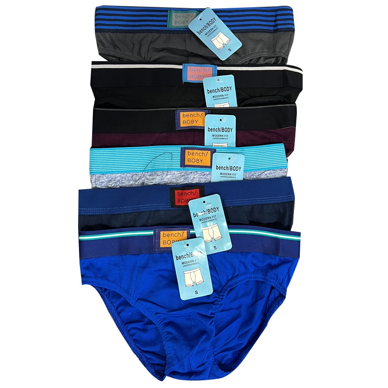 6PCS Cotton Striped Pant Briefs Assorted Brand Underwear Shopee