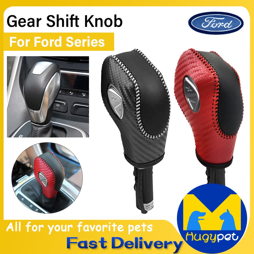 Protective Gear Stick Shift Knob Leather Cover For FORD Focus Ecosport