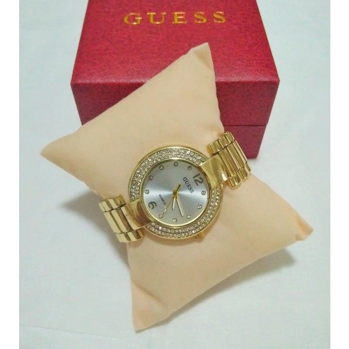 Sale Now!! BESTSELLER Guess Watch Authentic Quality Crystal analog