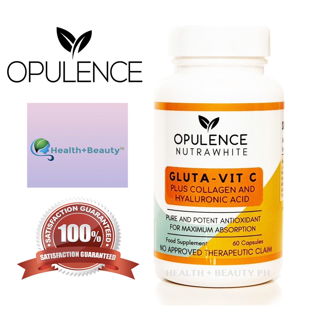 Opulence Nutrawhite Gluta Vitamin C Plus Collagen and Hyaluronic Acid