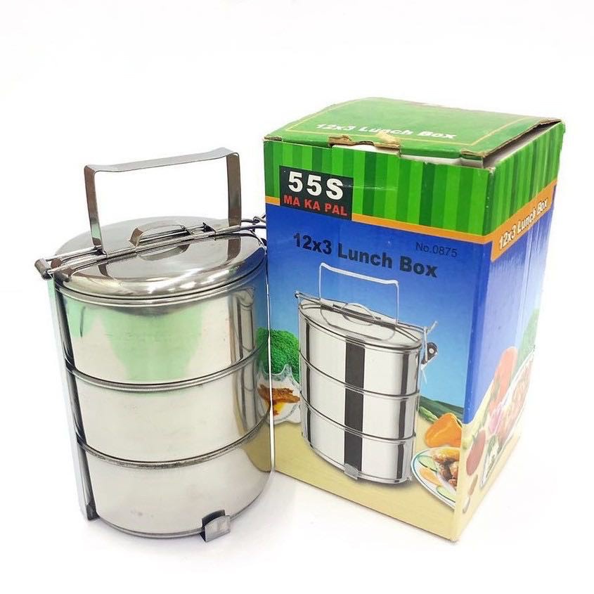 3 layers Stainless Steel Lunch Box Food grade 304 stainless steel food