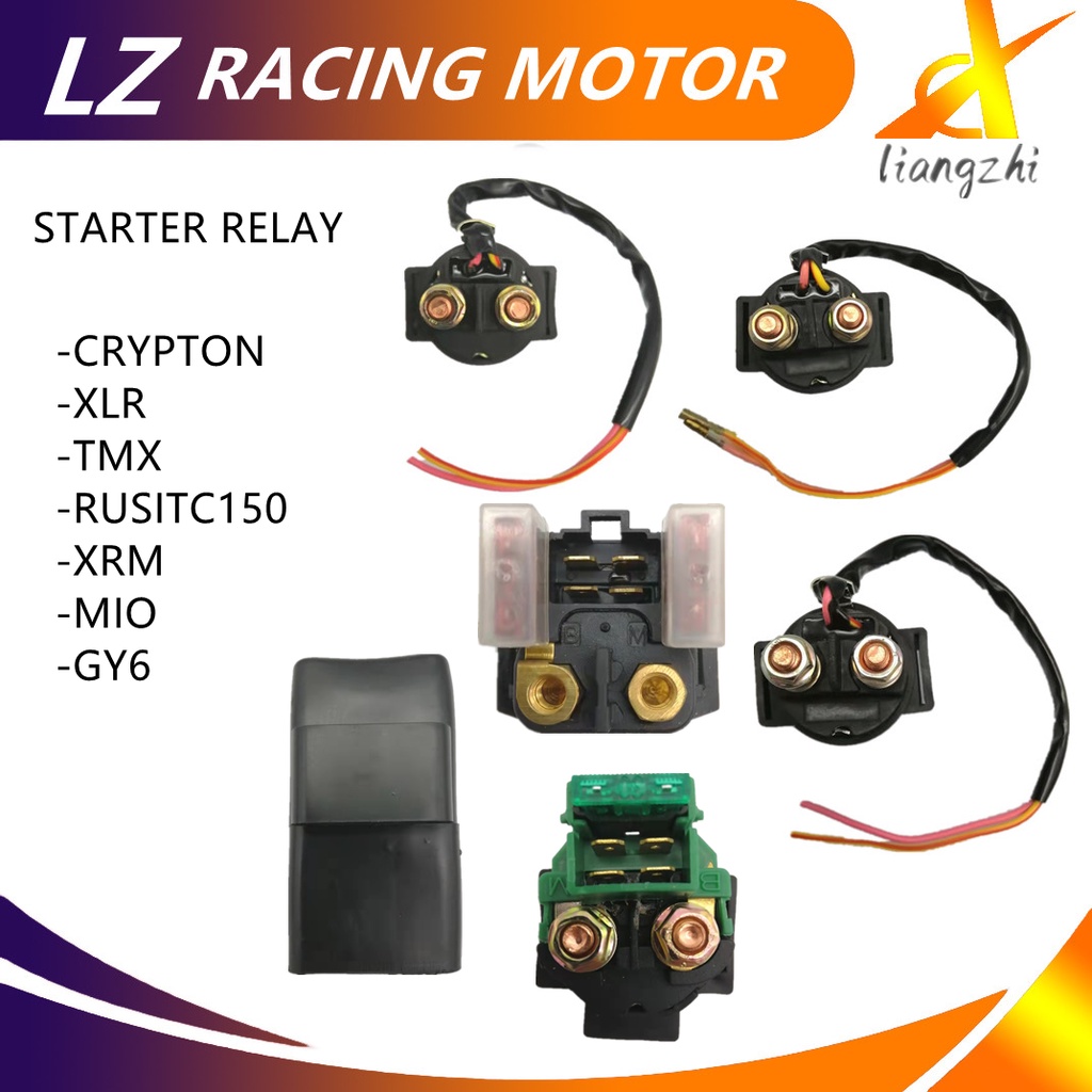 MOTORCYCLE STARTER RELAY CRYPTON, XLR, TMX, RUSITC150, XRM, MIO, GY6
