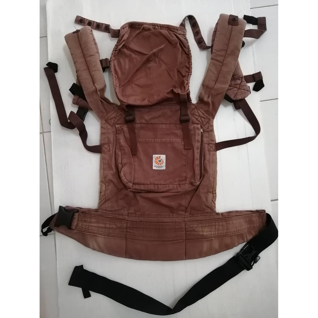 Second Hand Baby Carrier Ergo Fading Defects Good Use Value! A Lot Of