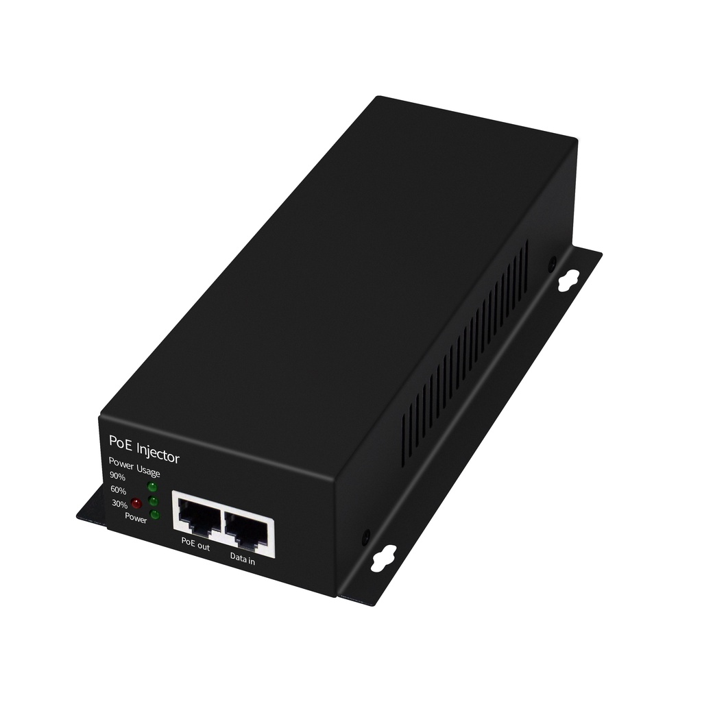 90W Industrial Grade Gigabit POE Injector network power supply 10/100