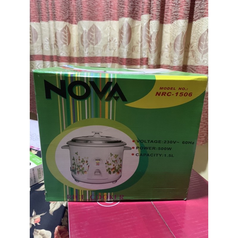 NOVA Rice Cooker NRC1506 NOVA Shopee Philippines