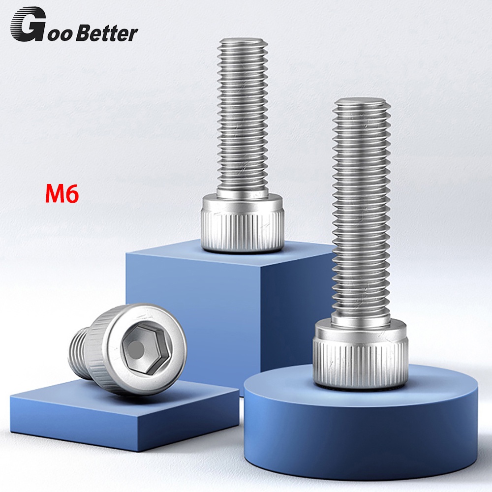 M6 Socket Head Cap Screws Allen Key Hex Socket Head Bolts 304