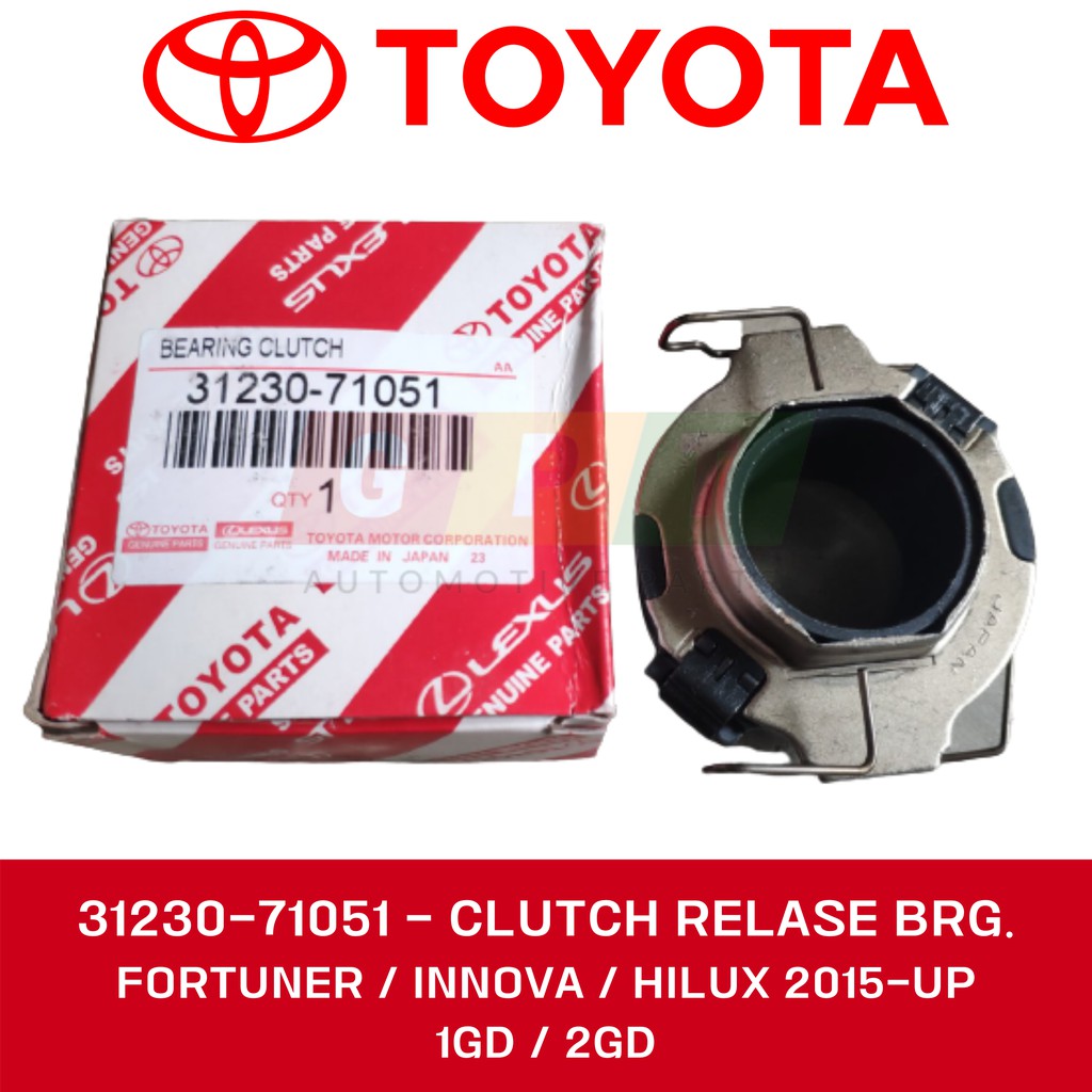 Clutch Release Bearing for Toyota Innova, Fortuner 1GD / 2GD 20162019