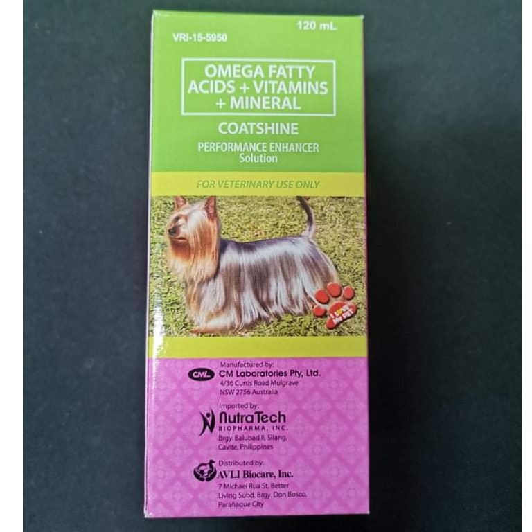 COATSHINE (Performance Enhancer Solution) for Pets Dogs, Cats, Rabbit