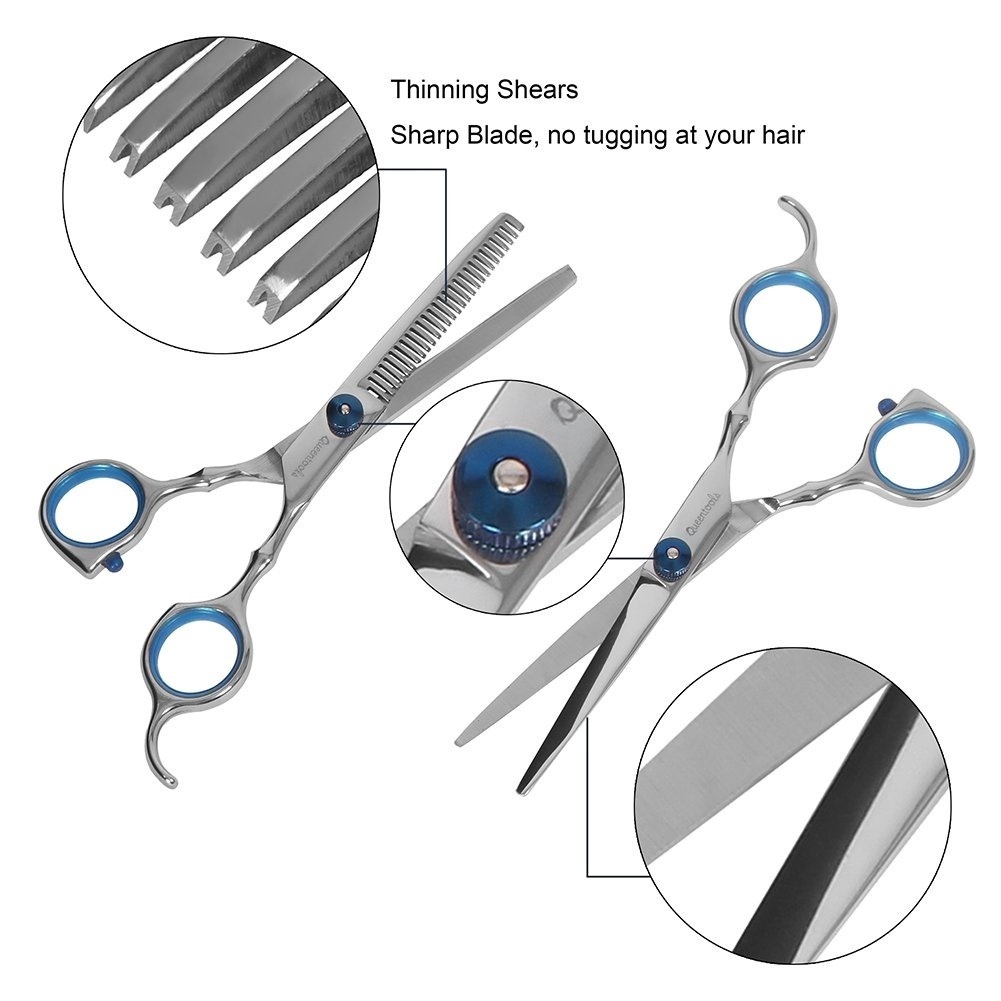 Pet Dog Seam Scissors Curved Up and Down Scissors Sharp Edges Animal