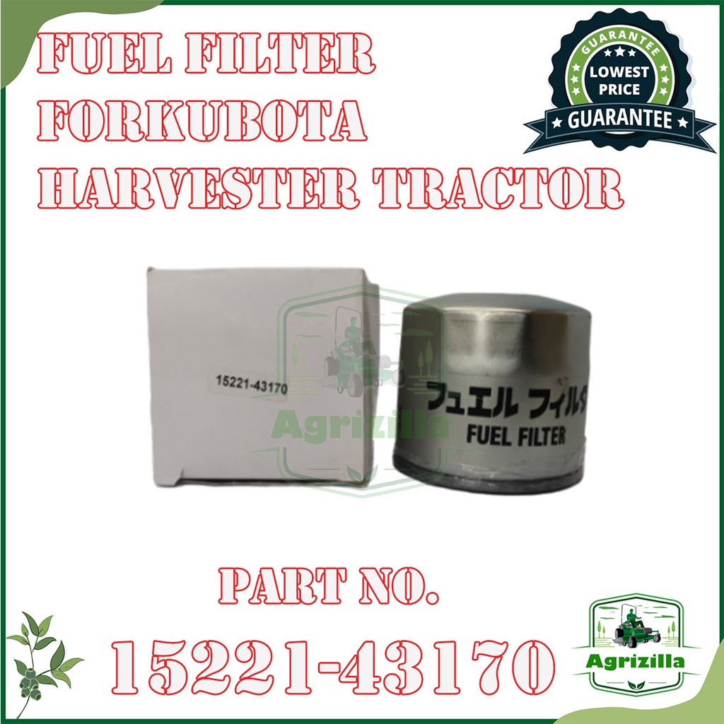 FUEL FILTER KUBOTA TRACTOR HARVESTER L3608 L4018 L5018 DC60 DC70 Part