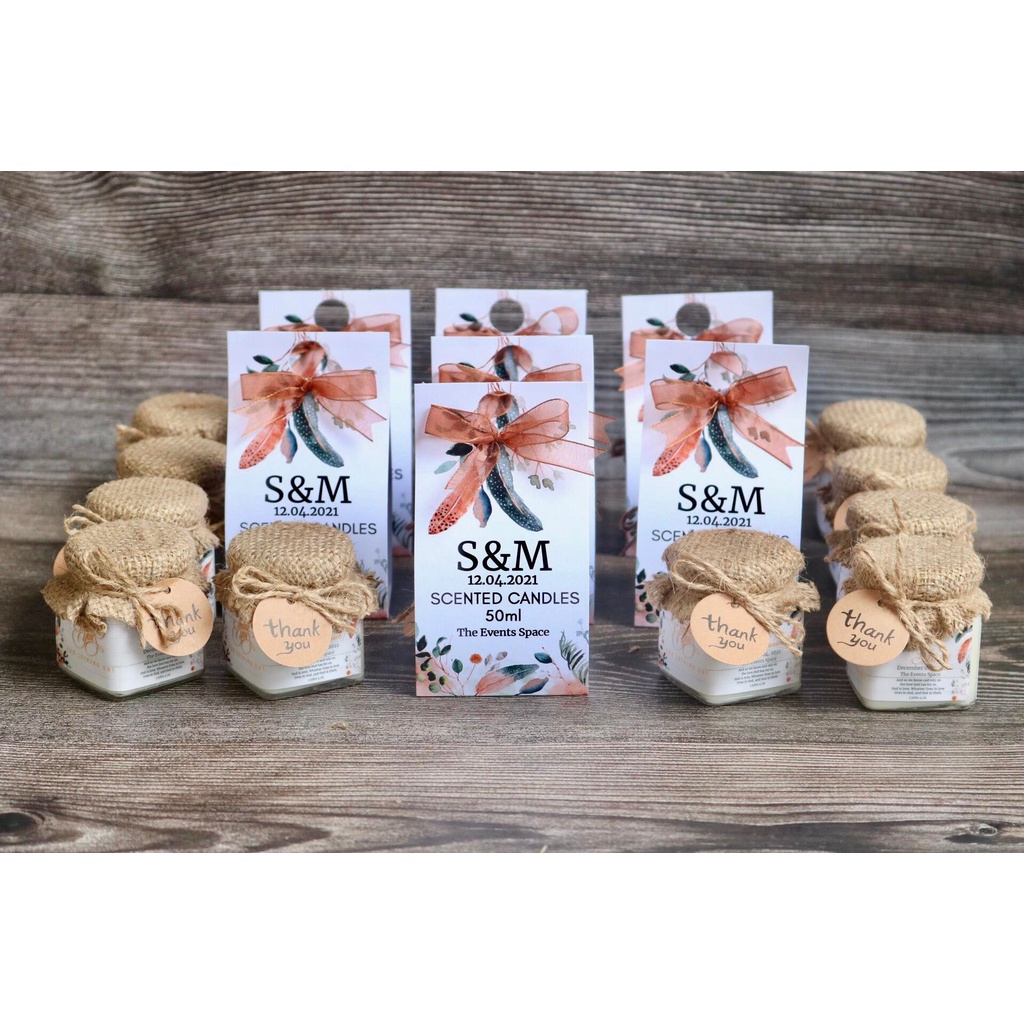 Scented Candles Giveaways for Wedding, Debut , Christening ang other