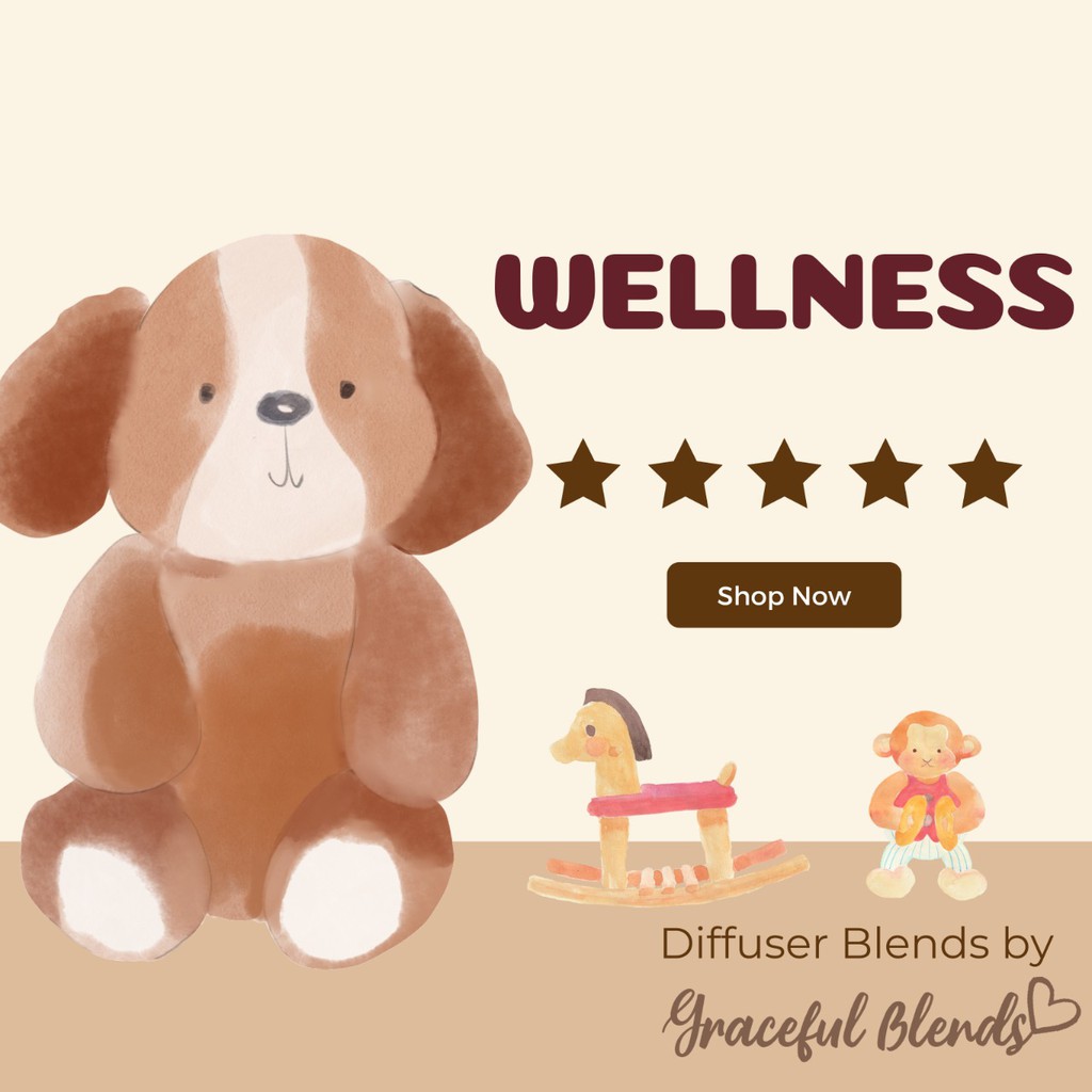 KID SAFE WELLNESS Graceful Blends Pure Essential Oil Diffuser Oil
