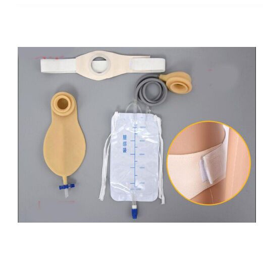 waist side urine bag latex unilateral urinary tract urinary bag urinal