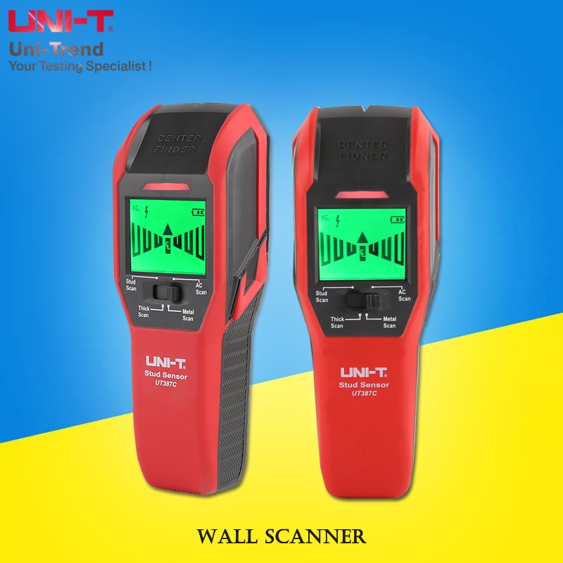 UNIT UT387C/UT387D Wall Scanner Wood/Metal Water Pipe/Rebar/Copper Pipe/Live Wire Detector