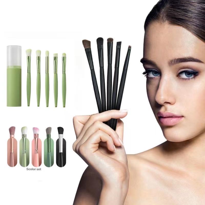 5 Pcs Makeup Brushes Set Eye shadow Lip Cosmetic Tool Beauty Brush SET