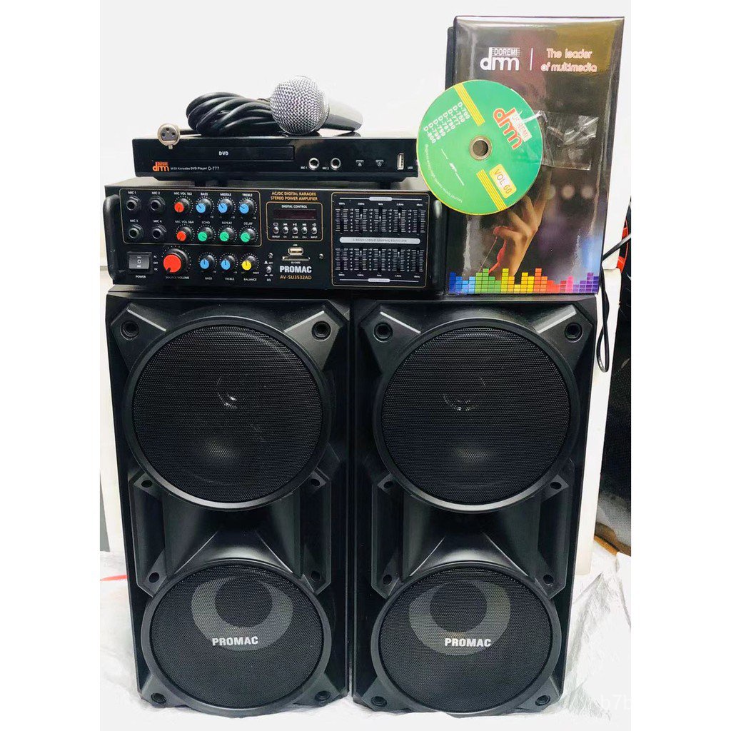 Fast delivery**karaoke set promac amplifier at speaker with megapro