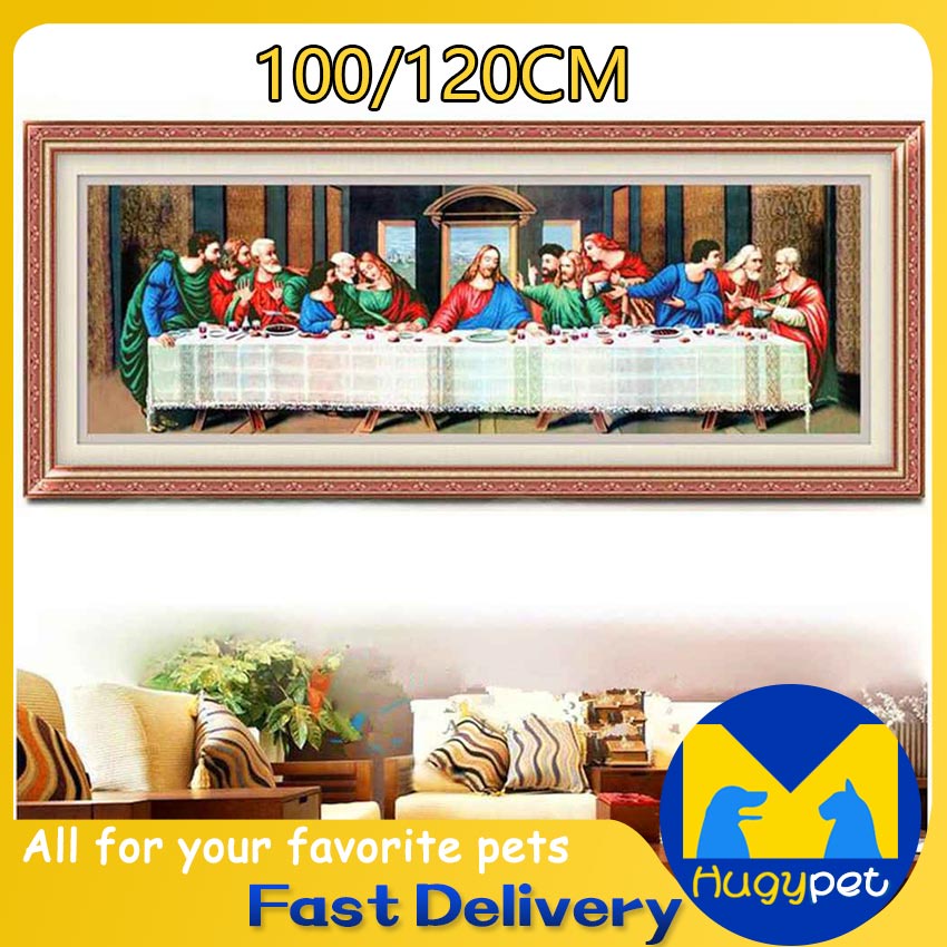 DIY Full Diamond Painting The Last Supper Diamond Mosaic Embroidery Kits Diamant Van Gogh Crafts