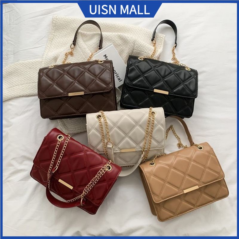 UISN 2235 Korean Shoulder Bag fashion trend embroidery sling bag for