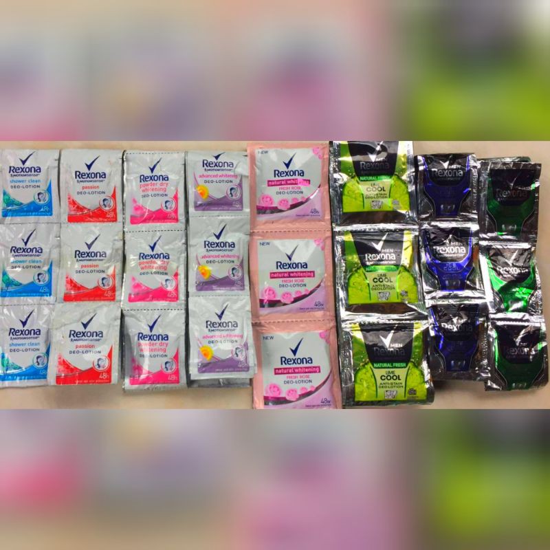 Rexona Cream Deodorant Sachet per dozen (12pcs) Shopee Philippines