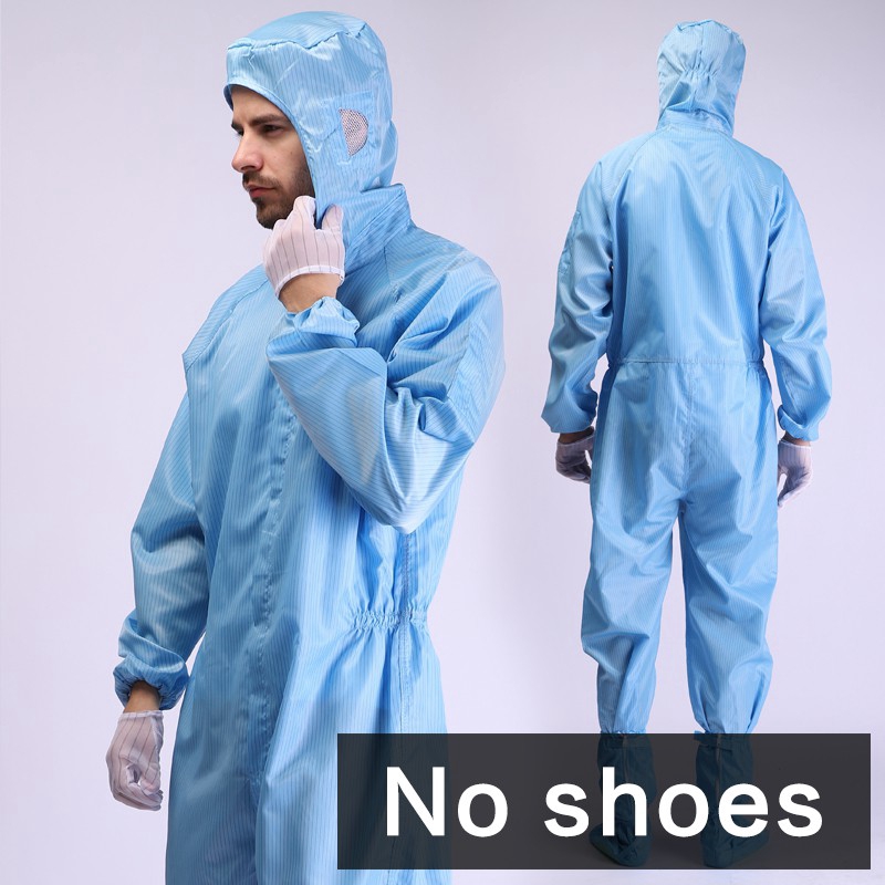 Bunny Suit PPE Suit Washable Anti Static ppe Overall Cleanroom Suit ESD