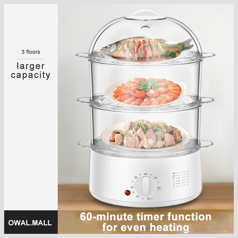 Electric steamer 3 layers large capacity siomai siomai electric steamer