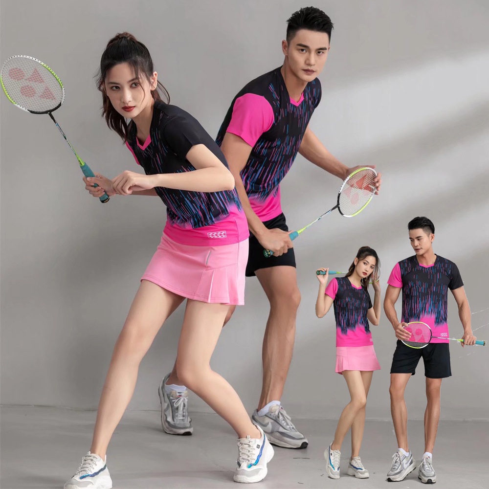 Badminton Uniform Suit Couple Men Women Style QuickDrying Short