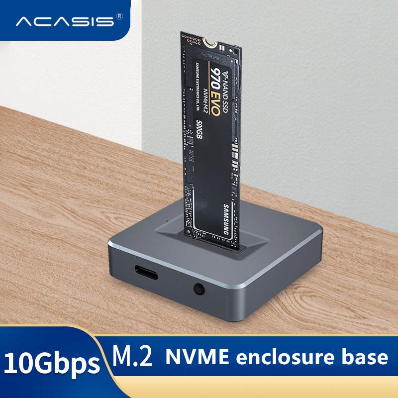 ACASIS NVME/SATA To USB Adapter M.2 SSD To Type A Card, No Cable Clone