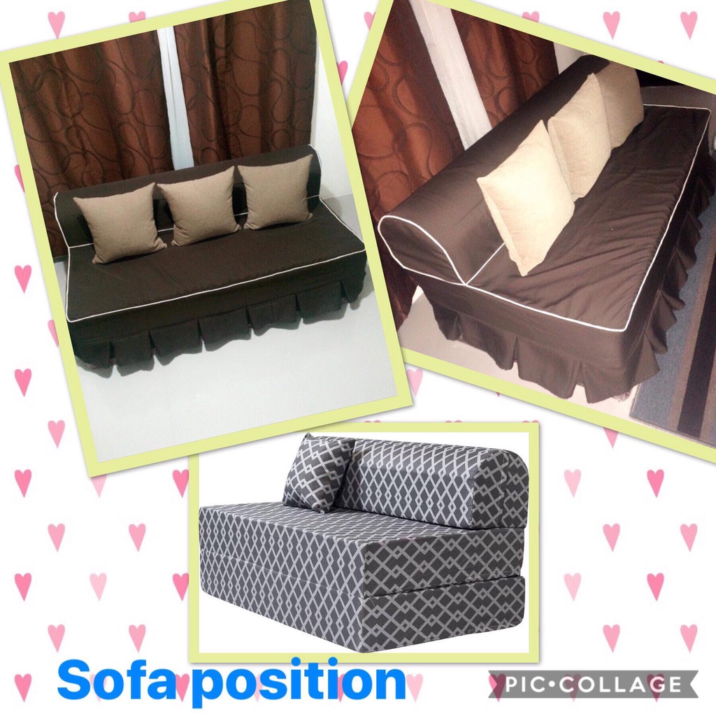 (sofa position only) (DOUBLE SIZE 48'' x 75'') Seat cover for Uratex Sofa bed RTY8 Shopee
