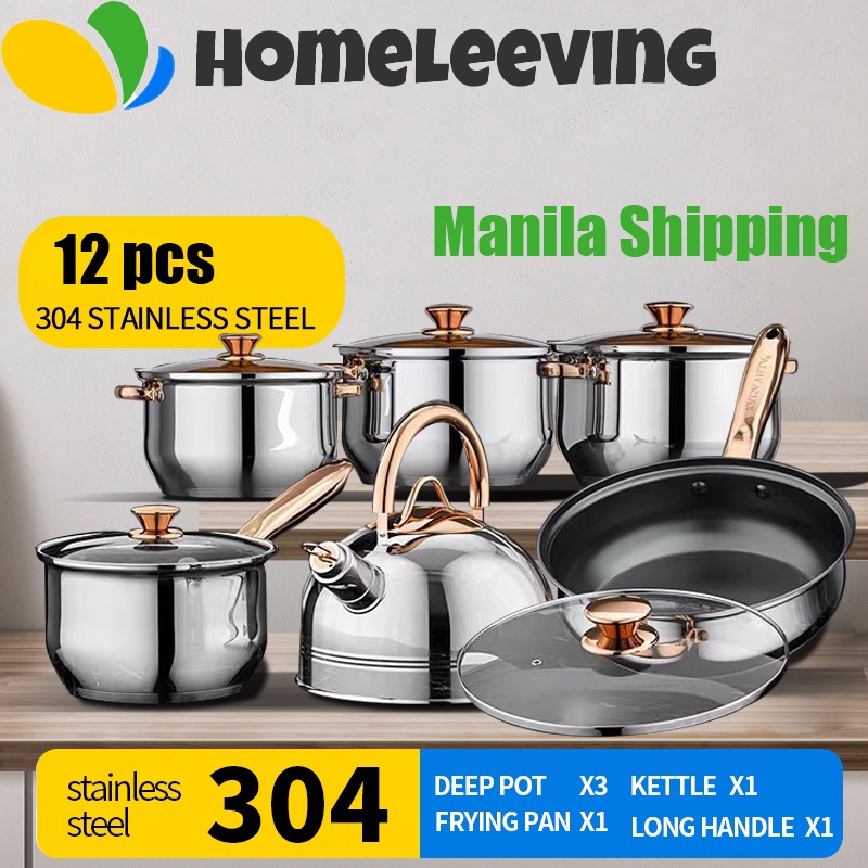 【In Stock】Kitchenware Set Cookware Cooking Ware Set Cook Ware Set High