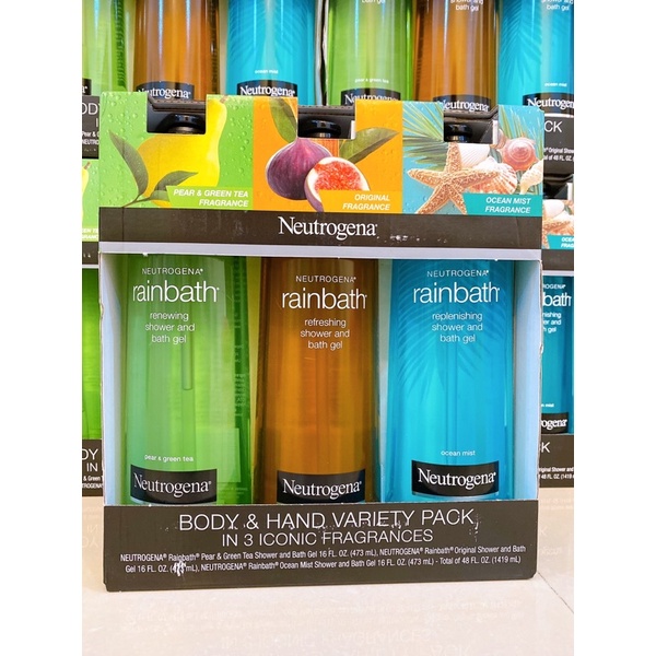 Neutrogena bath gel pack in 3 iconic fragrances Shopee Philippines