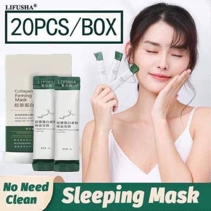 20pcs Collagen Sleeping Mask Shopee Philippines