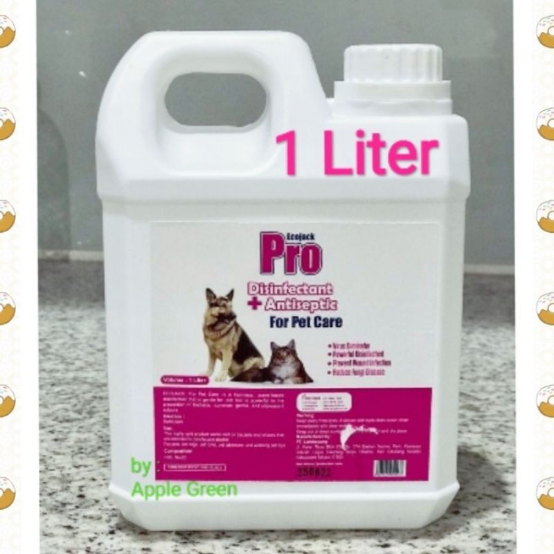 Ecojack PRO PET ANTISEPTIC+DISINFECTANT 1liter Shopee Philippines