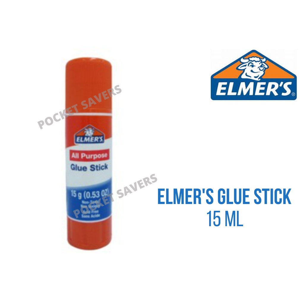 ELMER'S Glue Stick (15 22 grams, All Purpose, NonToxic, Clear, Handy
