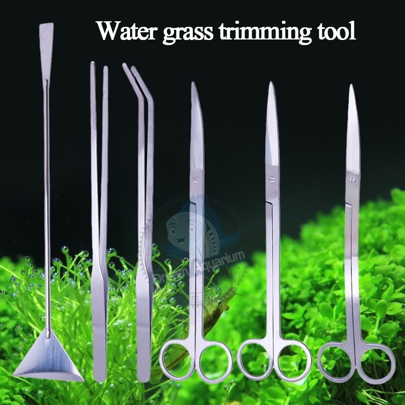 Aquarium Plants Tools Stainless Steel Tweezers Scissor Aquascaping