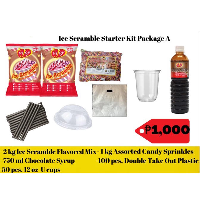 Injoy Ice scramble Package Shopee Philippines